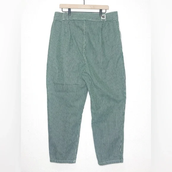 Lucy and Yak Addison Tapered Twill Organic Cotton Jeans Aspen Stripe 38R 18/20 - Picture 4 of 9